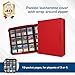 BCW Supplies 12-Pocket Z-Folio LX Trading Card Albums, Red