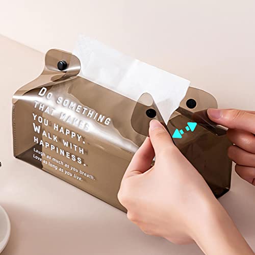 Porta-guardanapos,Titular de tecido dobrável para carro com padrão de letra - Organizador de process