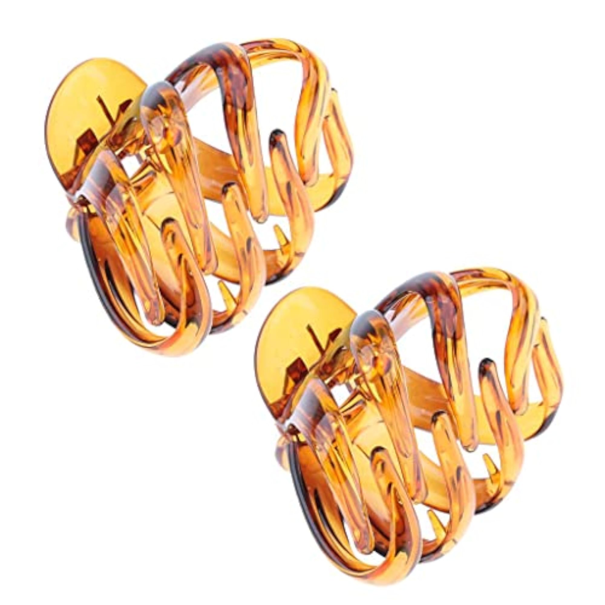 2 Pack Women's Hair Claw Clips for Thick Hair, Octopus Jaw