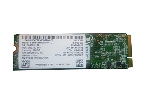 180GB M.2 NGFF 2242 (42mm) SSD SATA HDD SATA III �����\���b�h�X�e�[�g�h���C�u MLC SLC �m�[�g�p�\�R�� �n�[�h�h���C�u Lenovo ThinkPad X1 �J�[�{���m�[�g�p�\�R���Ή� 45N8304