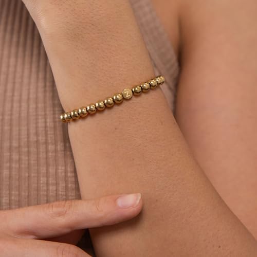 Purelei Anxiety Letter Bracelet - Accessory with Meaning - Waterproof Jewellery - Durable Stainless Steel Letters - Adjustable - Fashion Jewellery for Your Individual Look image 5