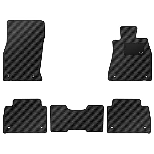 【防水マット】Aviles レクサス LS460 LS600 フロアマット【カーボン柄】(06:4WD 後期)