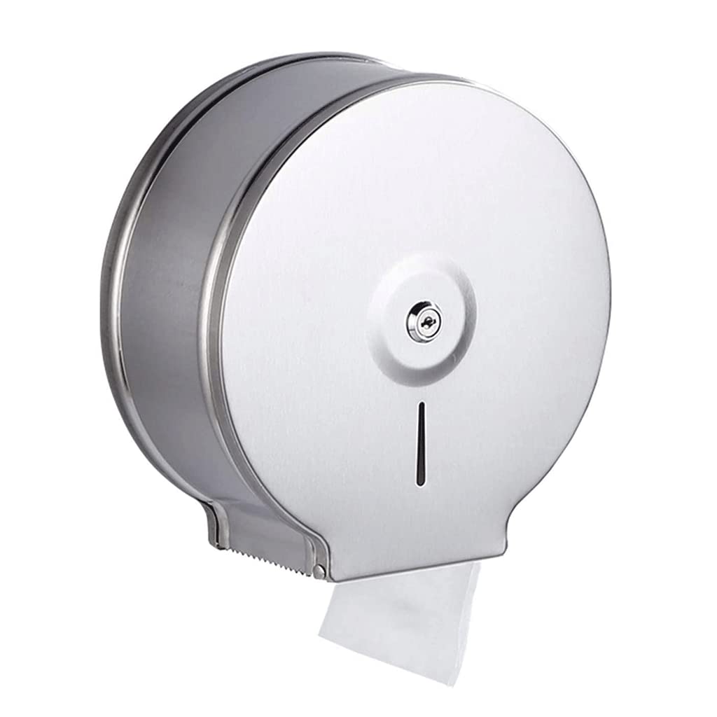 BKEKM Dispenser Salviette Dispenser di Asciugamani di Carta in Acciaio Inossidabile Dispenser di Asciugamani di Carta Commerciale a Parete Porta Asciugamani di Carta Impermeabili Moda