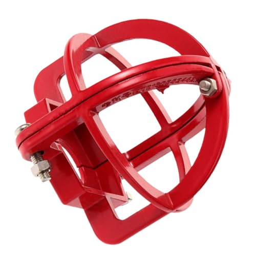 VALICLUD Protezione Sprinkler Antincendio Rosso Copertura in Metallo Resistente Gabbia Facile da Installare Senza Smontaggio per Uso Commerciale e Residenziale