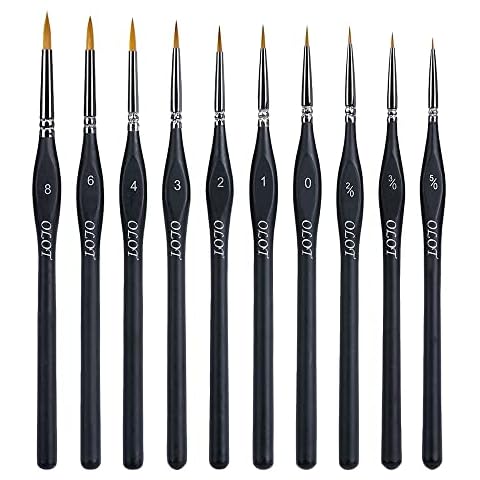 Olot Art 10-Piece Detail Brush Set Cover