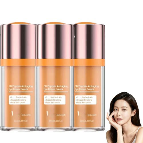 Crème yeux 5D Peptide anti-rides puissant hydratant lifting pour peau affaissée