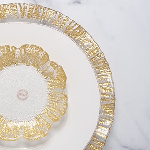 Vietri Rufolo Gold Collection Italian Dinnerware And Serveware Sets (Chargers, Set Of 4) #TOP3
