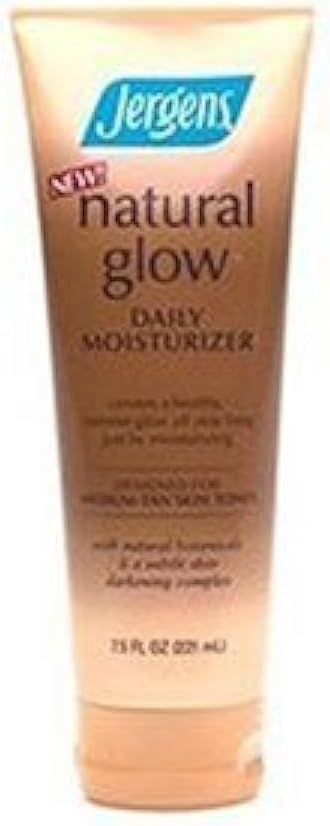 JergensNatural Glow Daily Moisturizer, Medium Skin Tones - 7.5 Oz (3 Pack)