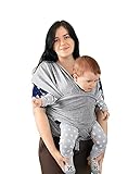tragetuch anleitung einfach ✅ DIE LIEBLINGSPOSITION IHRES BABYS - VORTEILE FÜR DAS NEUGEBORENE: Babys lieben es warm eingepackt zu sein, es erinnert Sie an die gemütliche Umgebung des Mutterleibs. Ständige Nähe zum Körper und Mutter, Ihre Küsse und Berührungen fördern die positive Entwicklung und beruhigt das Baby = weniger weinen und besser schlafen. Fühlt sich in Geschehen involviert. Die aufrechte Position verhindert das Ausspeien von Essen.