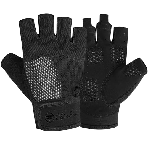 Image of ChinFun Kayaking Gloves 3 /4 Finger - Provide Cushioning and Protection | Resistant Palm and Grip, Easy to Take on and Off, Perfect for Diving, Sailing, Kayaking - Men, Women, Youth