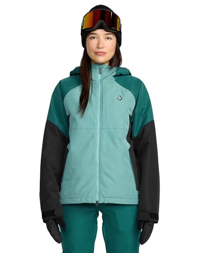 Veste de ski Volcom Agate Ins Arctic Blue pour femme idéale pour le snowboard en haute montagne