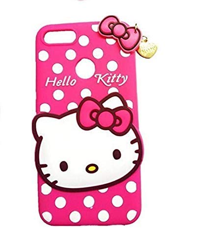 Maklook Cute Hello Kitty Silicone Mobile Phone Back Cover Case