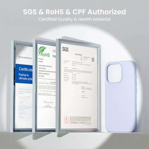 ORNARTO Compatible with iPhone 16 Pro Max Case 6.9", Slim Liquid Silicone 3 Layers Soft Gel Rubber Shockproof Protective Case - Image 8