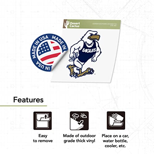 Georgia-Southern-University-GSU-Eagles-Vinyl-Decal-Laptop-Water-Bottle-Car-Scrapbook-Sticker-IND-STR-001