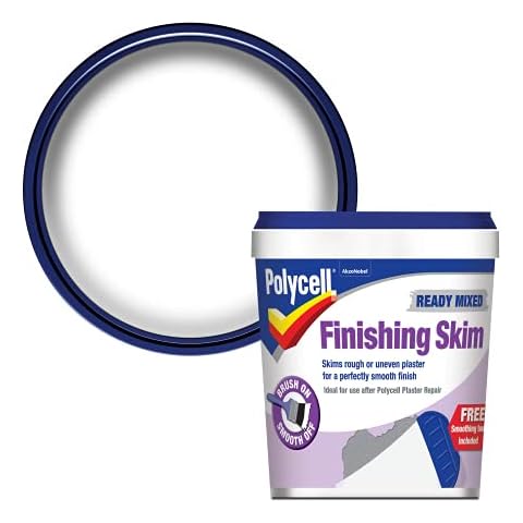 Polycell 20218 1 L Ready Mixed Tub Finishing Skim Polyfilla - Grey Cover