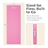 Sunny Health & Fitness Exercise Yoga Mat – Firm Studio Support for Stability & Grounded Balance – Durable, Tear-Resistant & Portable for Yoga, Pilates & Floor Workouts- Pink– NO. 031-PK