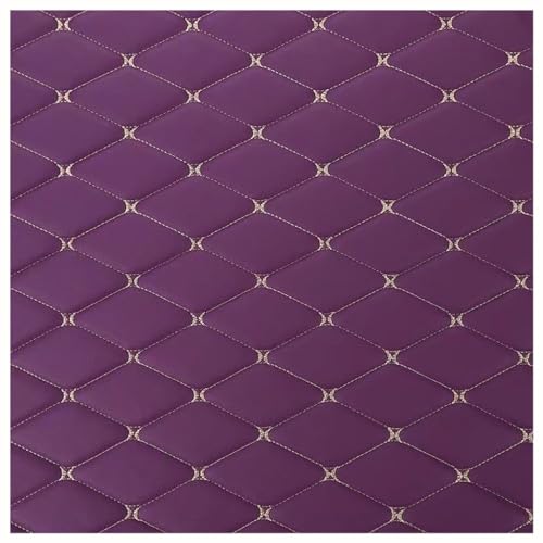 Faux cuir PU violet 1.6x8m de haute qualité pour tapisserie