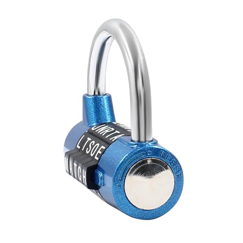 Coufce Cadeado de combinação de letras, academia, cadeado de segurança, cadeado esportivo, à prova d