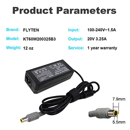20V 3.25A 65W Adapter For Lenovo Thinkpad T400 T410 T420 T420S T430 T430S T430U T500 T510 T520 X120E X130E X131E X140E X200 X201 X220 X220T X230 E520 E530 E535 Sl500 Sl510 T430U T520 Laptop Charger #TOP1