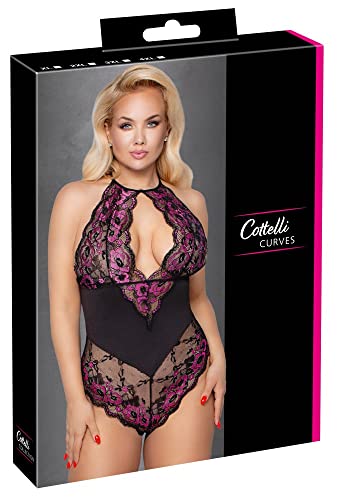 Cottelli Curves body noir 4XL pour galber les rondeurs sans inconfort