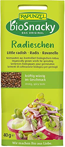 bioSnacky Sprossen-Mix | Sprossen-Broccoli, Rotklee, Radieschen | Bio Keimsprossen