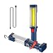 WARSUN Portable COB Rechargeable Work Light,Magnetic Base & Hanging Hook, 30W 1200Lumens Super Bright, 5000K, for Car Repairing, Camping, Hiking, Backpacking, Fishing,