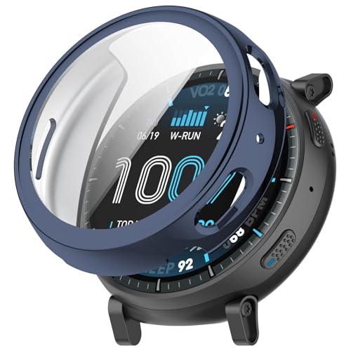 Amazfit Active Max�p�P�[�X�A1������ ���^���b�N�J���[ �\�t�gTPU�� Amazfit Active Max�J�o�[ �����p�X�N���[���v���e�N�^�[ �o���p�[�P�[�X �A�N�Z�T���[ (���F)