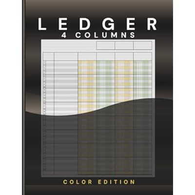 Ledger with 4 Columns (Yellow & Green Color Edition)