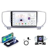 Radio Android 15 Compatible con KIA Sportage 4 2016-2018 | Navegador GPS | Compatible con Android Auto CarPlay Inalámbrico | Pantalla Táctil HD 1280x720 | 4G & WiFi | Cámara Marcha Atrás Regalo