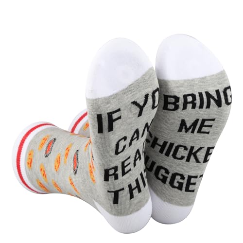 Chaussettes pépites de poulet CENWA anti-froid pour garder vos pieds au chaud avec humour