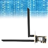 Karta WiFi 6 PCIE, AW-XB468NF MT7921 1800 Mb/s 2.4G/5Ghz Dwuzakresowa Bezprzewodowa Karta Sieciowa PCIE, Adapter Wi-Fi Bluetooth 5.2 dla 10 11, Obsługuje MU-MIMO