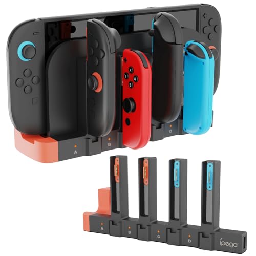 Switch 2 �W���C�R�� �p �[�d�X�^���h ���^ Joy con �[�d�\ �y�V�o�� - �V��Joy con�p �[�d�Ή��z Tomistan JoyCon 2�p�R���g���[���[���z�[ �d �Ή� 6�䓯���[ �d�\ �X�C�b�`2 �R���g���[���[ �[�d Swi