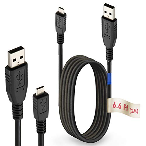 T POWER 6.6 ft Charge Cable for Garmin GPS Approach Astro eTrex Nuvi Oregon Replacement Spare Power Cord Charging Sync Data Cable