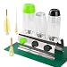Produktbild Huaesem SodaStream Flaschenhalter, Abtropfständer aus Edelstahl, Abtropfhalter mit 6 Deckelhalterungen für SodaStream Crystal und Emil Flaschen, inkl. 1 Wasserdichter Abtropfwanne & 3 Flaschenbürste
