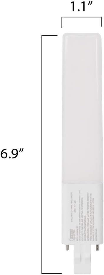 Feit Electric BPPL13/H/840/LED 13W EQ Non-DM Horizontal PL13 GX23 LED Light Bulb