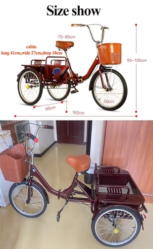 Triciclo Plegable para Adultos 20 Pulgadas miniatura 7