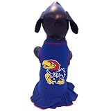 Licensed collegiate product All Star Dogs NCAA Kansas Jayhawks Cheerleader Hundekleid, Unisex-Erwachsene, NCAA Kansas Jayhawks Cheerleader Dog Dress, Teamfarbe, Large