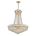 CWI Lighting Empire 19 Light Down Chandelier with Gold Finish Fom