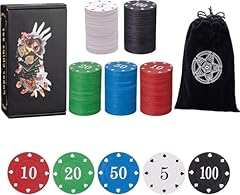 LHTHT 100PCS Pokerchips,Pokerkoffer...