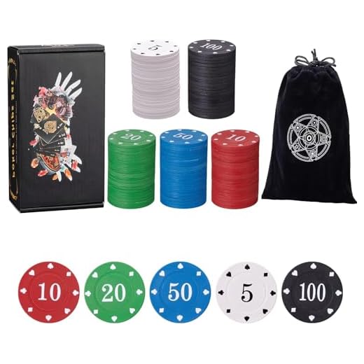 IXIGER Poker Chips,Denomination Poker Chips Set with Black Velvet Pouch Bag,Plastic Learning Counters Disks and Learning Math Counting Chips,Game Night Party Supplies(100pcs)