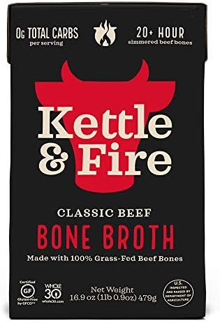 Kettle & Fire Classic Beef Bone Broth Beef 16.9FO