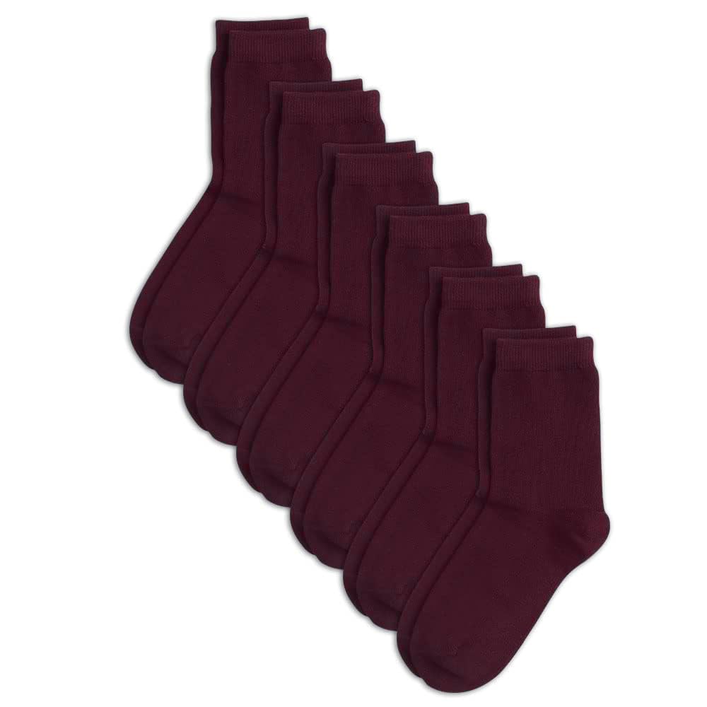 Generic Calcetines Escolares Cortos de Deporte para Niños Niñas Infantiles, Calcetines de Algodón Uniforme Unisex Pack de 6 Pares