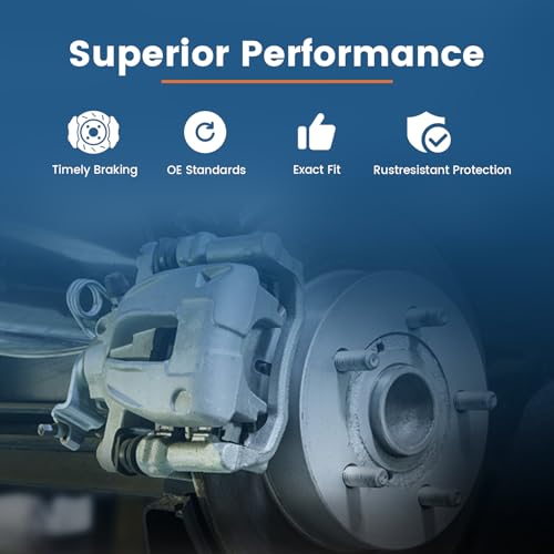 Image of 2 Pcs Rear Brake Caliper 18B4726 18B4727 Fit for 99-05 Chevy Silverado 1500 Astro Suburban 1500 Tahoe, 99-00 Cadillac Escalade, 99-02 GMC Sierra 1500 Yukon, Disc Brake Caliper w /Bracket