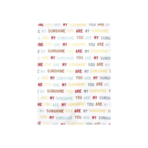 Image of Hudson Baby Unisex Baby Cotton Poly Flannel Burp Cloths Bundle, My Sunshine, One Size