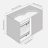 GREENSAPPIRE Pull Out Drawers for Kitchen Cupboards 2-Tier Blind Corner Cabinet Pull Out kitchen Corner Storage for Cabinet 36 inch Left Handed Open - Image 2