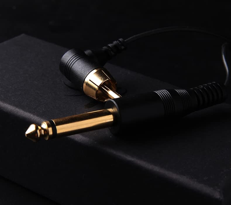 Miniatura 6 de DGT Blade Cartucho Rotary Tattoo Machine Pen con motor japonés sin escobillas y cable RCA (dorado)