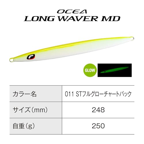 ロングウェーバーMD 250g STフルグローチャートバック の商品画像2枚目
