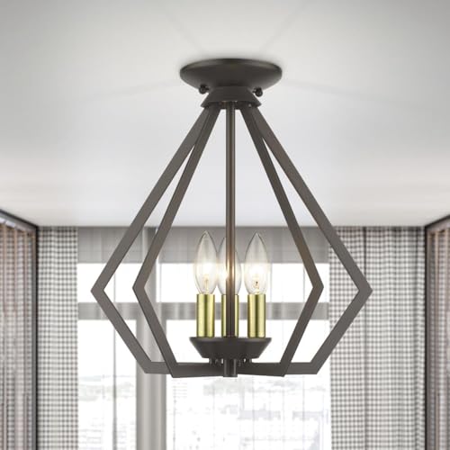 Livex Lighting 40923-92 Prism Pendant, English Bronze by Livex - Used condition - Image 2