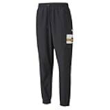 PUMA Mens Scuderia Ferrari Race Statement Woven Pants Casual Drawstring - Black