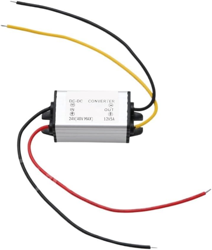 Waterproof Car DC 24V to DC 12V 5A 60W Power Converter Supply Adapter Drop Shipping